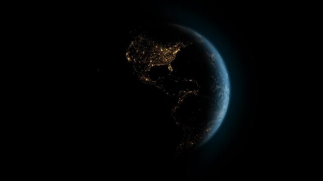 planeta terra no espa&ccedil;o escuro