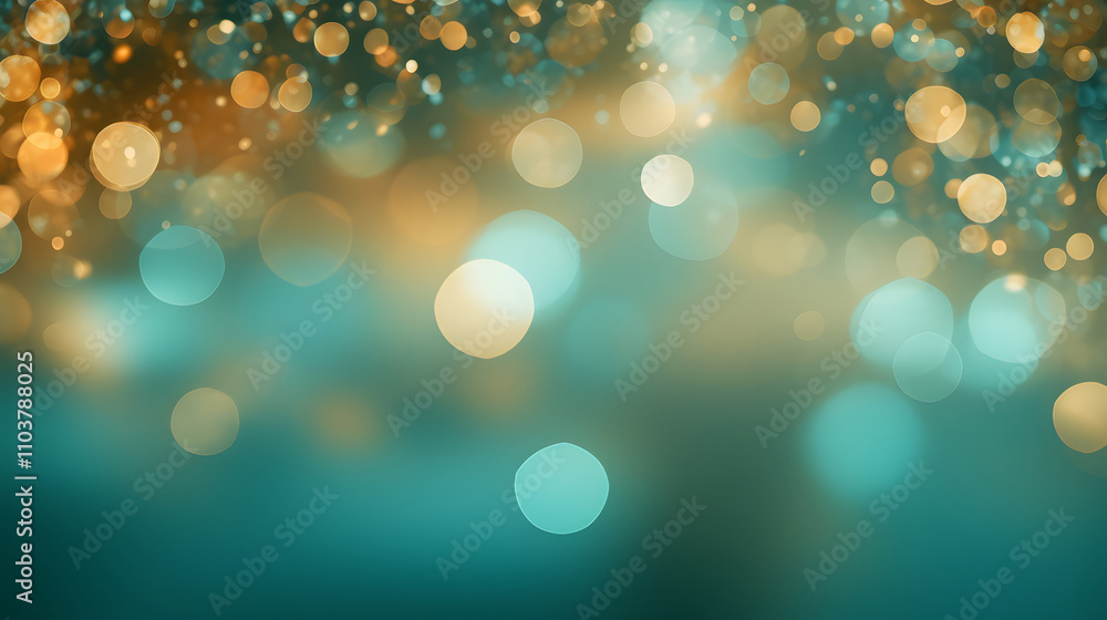 Poster a soft-focus image featuring colorful bokeh lights creating a dreamy atmosphere.