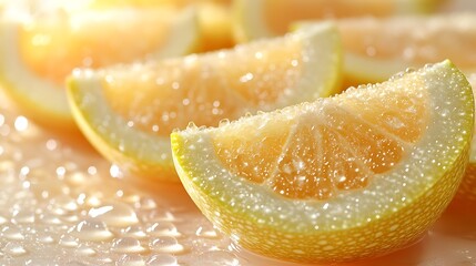 Fresh lemon slices
