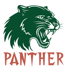 panther logo creative and original for your business or company logotype vector illustration isolated on white background