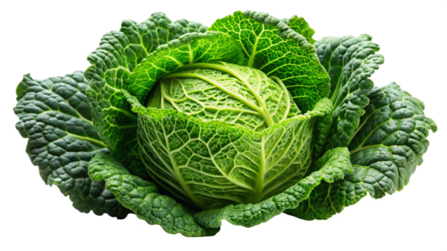 cabbage isolated on white