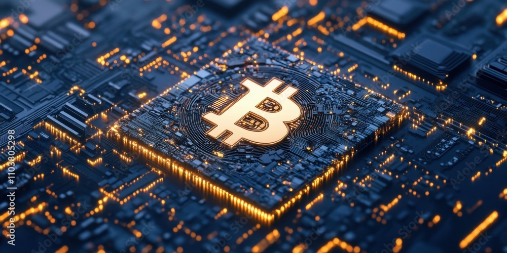 Poster exploring the intersection of cybersecurity and cryptocurrency through virtual firewalls and digital