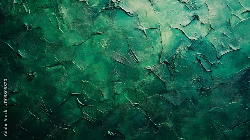 Poster beautiful textured green abstract wallpaper with intricate patterns and depth.