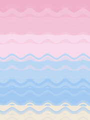 Pink blue pastel abstract design. Illustration for banner, poster.