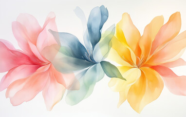 Fototapeta premium Vintage floral texture art background 