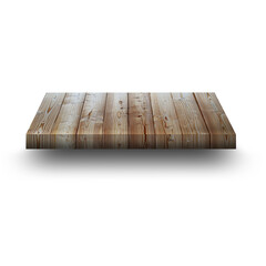 A wooden tabletop with a smooth finish, suitable for various design and presentation purposes.