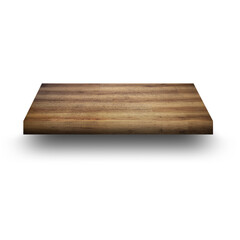 A wooden tabletop with a smooth, polished surface, ideal for various activities like dining or crafting.