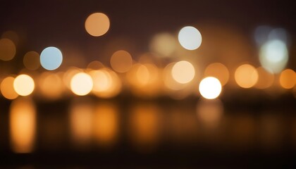 Bokeh of City Behind the Rainy Night background,horizontal, illuminated, nightlife, no people, photography, 7