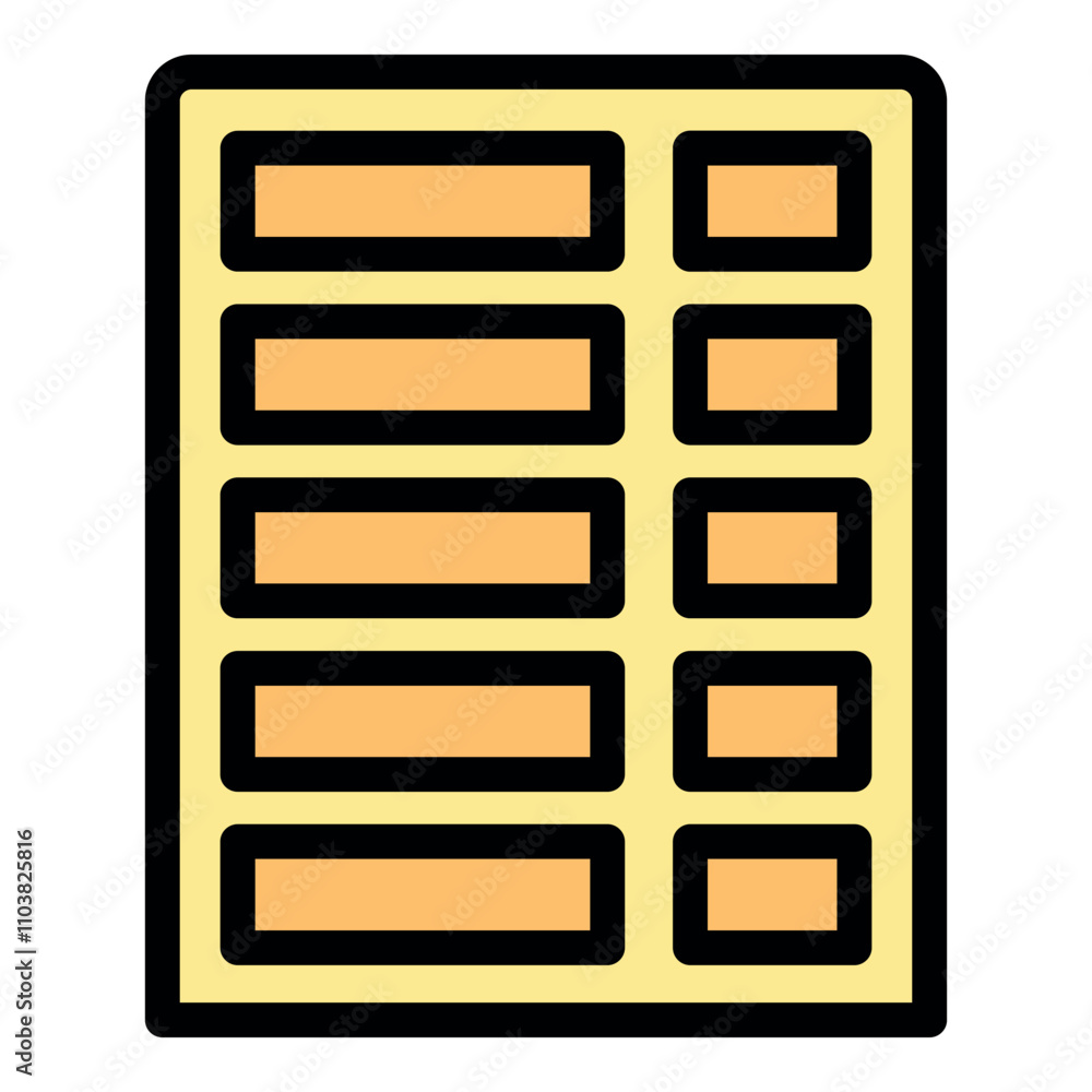 Poster spreadsheet software displaying organized data in rows and columns for analysis and calculations