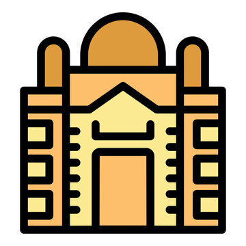 yellow building icon clip art preview
