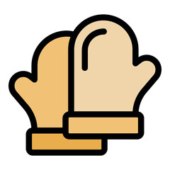 Kitchen gloves provide thermal protection for hands while handling hot cookware and bakeware