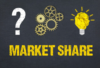 Obraz premium Market Share 