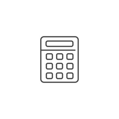 Calculator icon template vector illustration