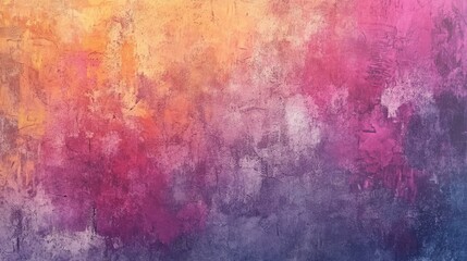 Abstract art: Warm and cool tones blend in a textured masterpiece.