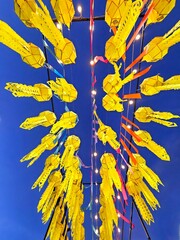 Yellow lantern in Thailand