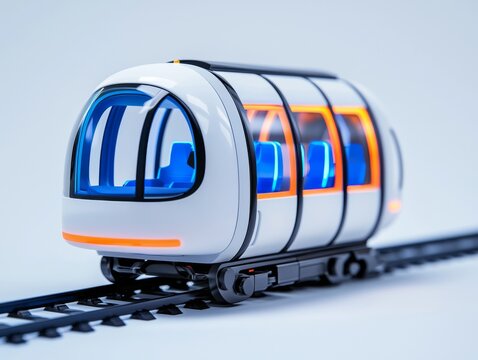 Create a comprehensive model of a hyperloop system featuring capsules moving at high speeds within vacuum tubes.