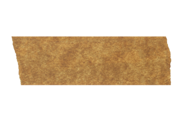 Beige adhesive masking tape set isolated on white background