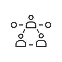 Subnetwork, icon in line design. Subnetwork, network, IP, subnet, address, routing, mask on white background vector. Subnetwork editable stroke icon