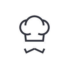 Chef Hat Logo Template Icon