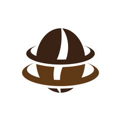 Coffee Bean Logo Template Icon