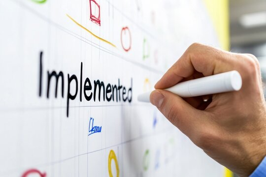 Project Implementation on Whiteboard