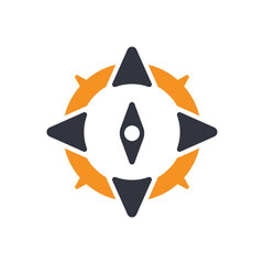 Compass Logo Template Icon