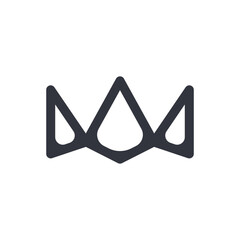 Crown Logo Template Icon