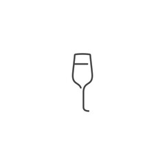 Champagne icon template vector illustration