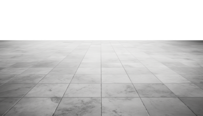 grey tile floor isolated on transparent background cutout