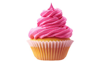 Vibrant Cupcake with Rainbow Sprinkles and Pastel Frosting