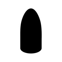 Nail shape icon. Vector image