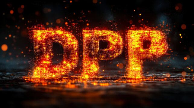 Binary Code Streams Forming DPP Digital Product Passport with Tech Elements