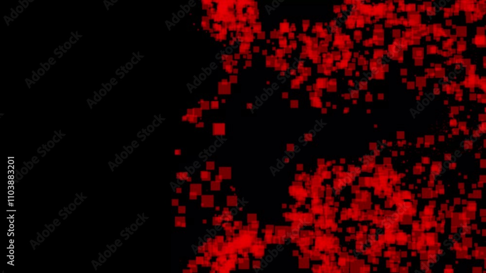 Poster dark abstract background with glowing particles . abstract dark red texture of a grunge concrete wal