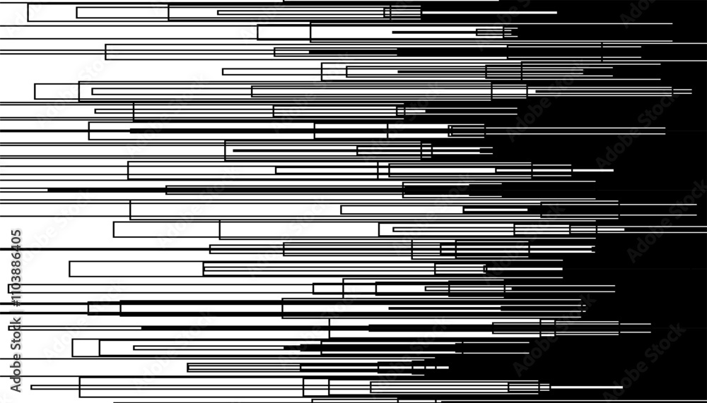Poster black and white abstract grunge transition pattern for sporty background and jersey design. fully ed