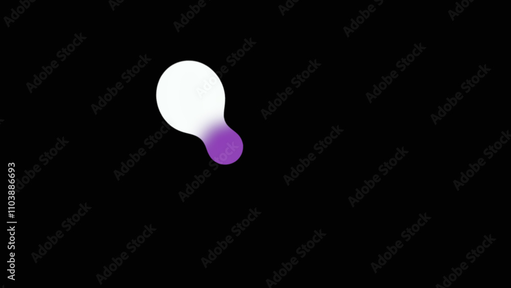 Poster light vector background with bubbles. a light bulb in the dark...