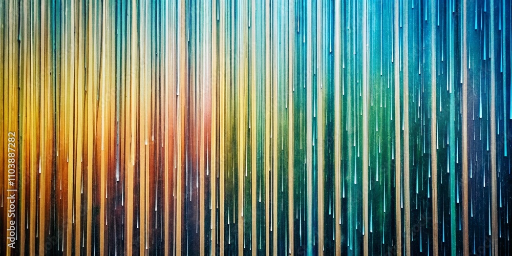 Poster surreal vertical striped texture with diagonal cuts imitating rain in a dreamlike atmosphere for abs
