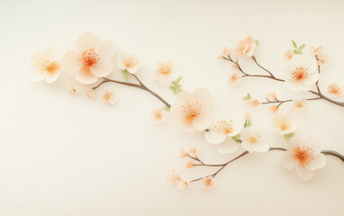 Vintage floral texture art background
