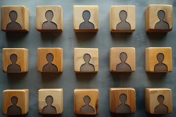 Handmade Wooden Cubes Corporate Identity Group Profile