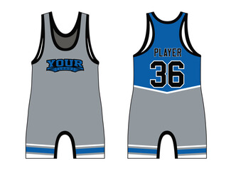 Wrestling singlets are designed with an elegant edgy and wild look. The design template is a perfect fit for all sportswear, casual wear, shirts, fashion apparel, and all kinds of othe fashion apparel