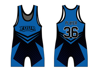 Wrestling singlets are designed with an elegant edgy and wild look. The design template is a perfect fit for all sportswear, casual wear, shirts, fashion apparel, and all kinds of othe fashion apparel