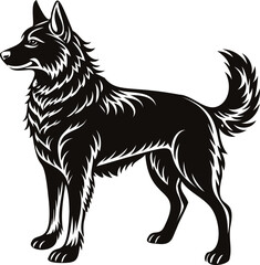 illustration of a dog