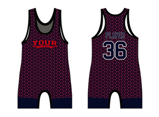 Wrestling singlets are designed with an elegant edgy and wild look. The design template is a perfect fit for all sportswear, casual wear, shirts, fashion apparel, and all kinds of othe fashion apparel