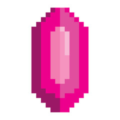 video game item pixelated gemstone