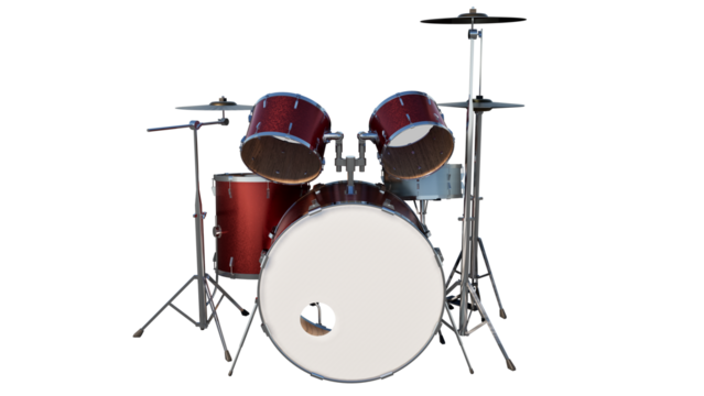 drum set isolated