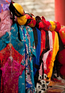 Clothes At Panjiayuan Antique Market, South Chaoyang. Beijing, China