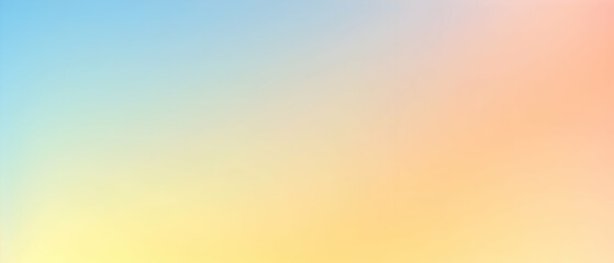 Blurred gradient Light Blue and Lemon Chiffon and Light Peach background