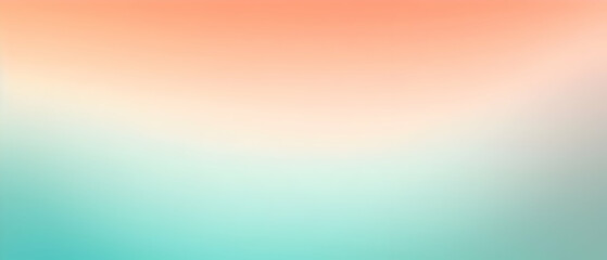 Obraz premium Blurred gradient Light Aqua and Cream and Light Coral background