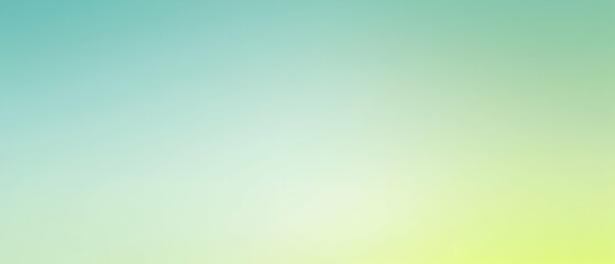 Fototapeta premium Blurred gradient Light Blue and Pale Yellow and Light Mint background