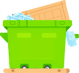 Resource Garbage Waste Decay Bin
