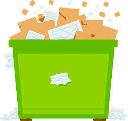 Dumpster Garbage Utility Rubbish Bin